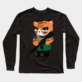 Airsofter tiger Long Sleeve T-Shirt